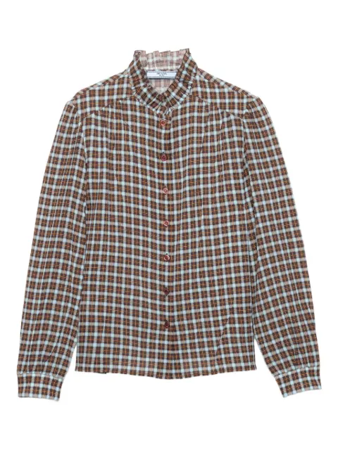 Prada checked shirt