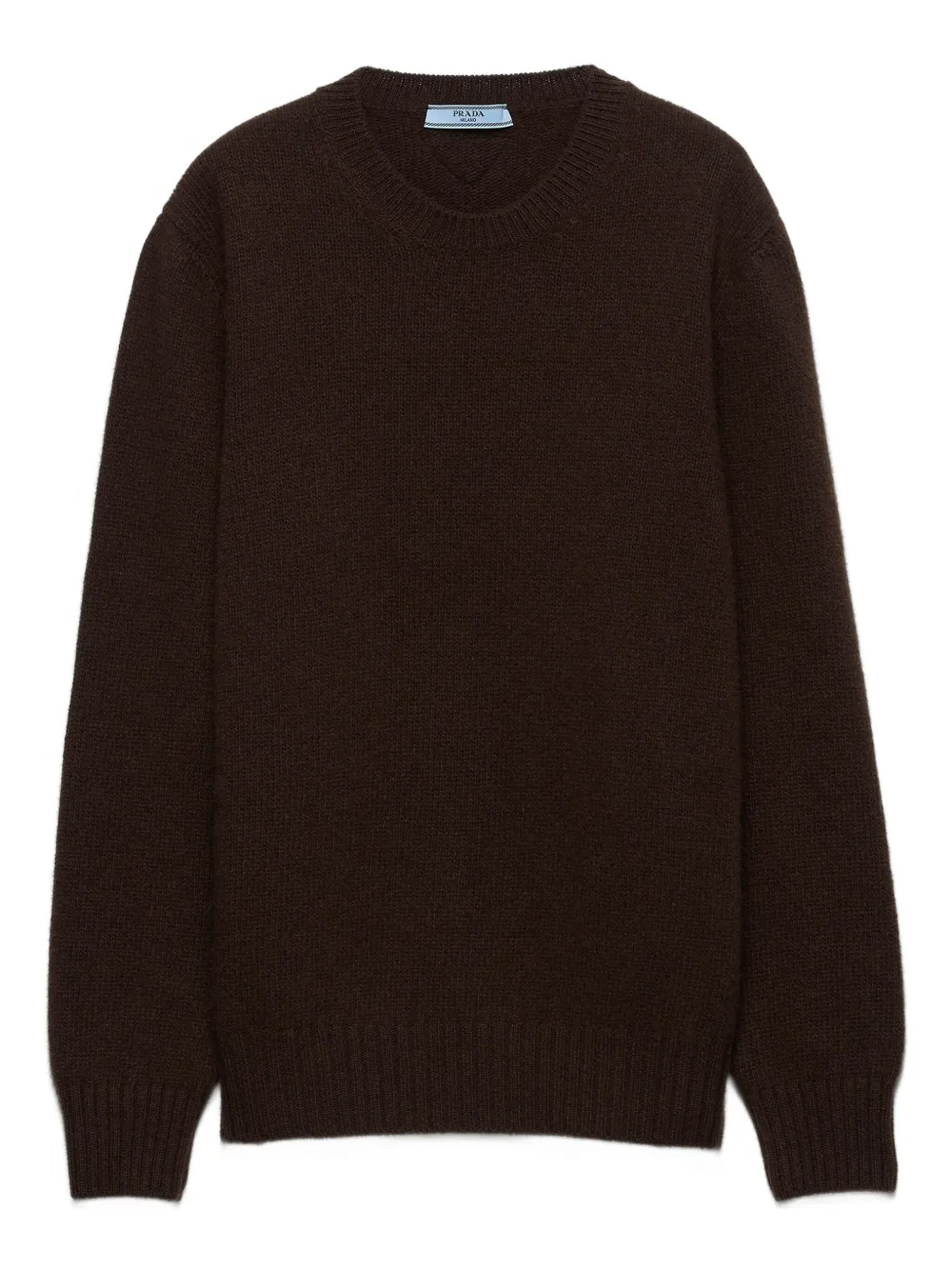 Prada Ribgebreide trui Bruin