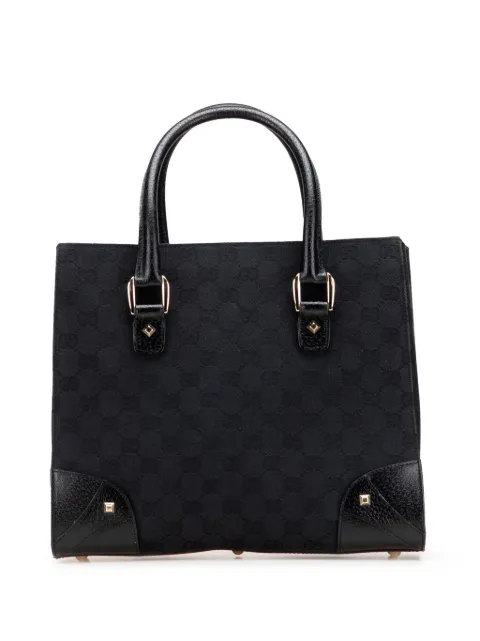 Gucci Pre-Owned 2000-2015 Nailhead Handtasche aus GG Canvas