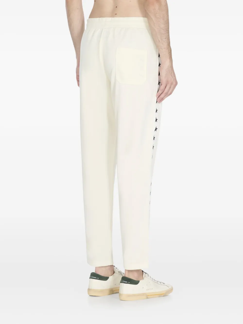 Golden Goose Broek verfraaid met ster Wit