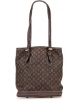 Louis Vuitton Pre-Owned 2007 Monogram Mini Lin PM bucket bag - Brown