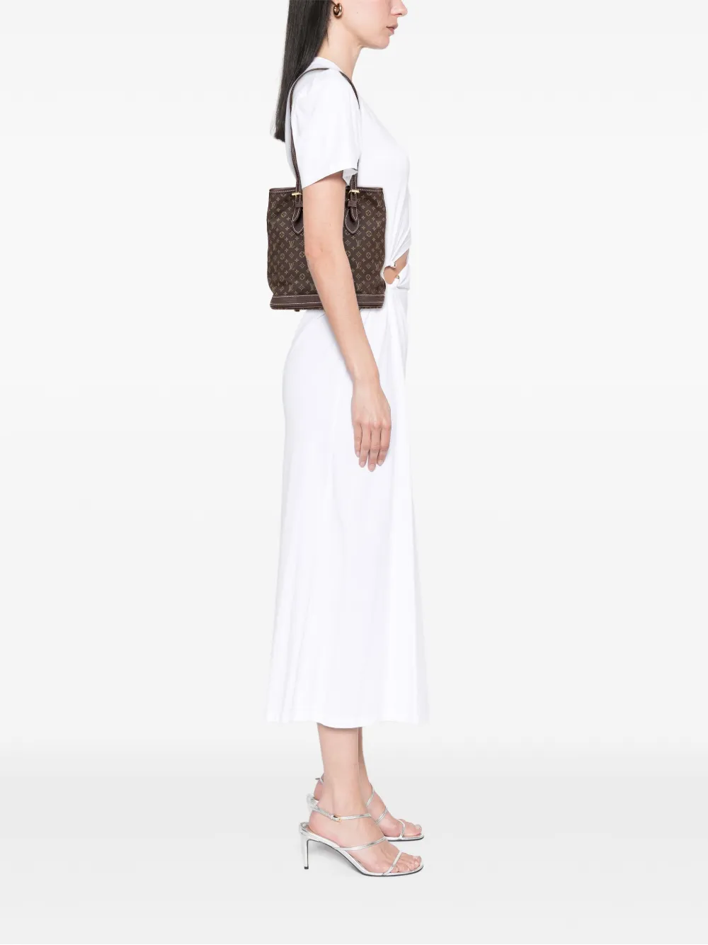 Louis Vuitton Pre-Owned 2007 Monogram Mini Lin PM bucket bag | Pre-Owned | Image 2