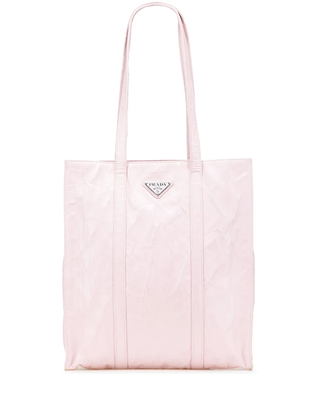 Prada Pre-Owned 2013-2025 ナッパレント ハンドバッグ S - ピンク Prada Pre-Owned 2013-2025 ナッパレント ハンドバッグ S - ピンク