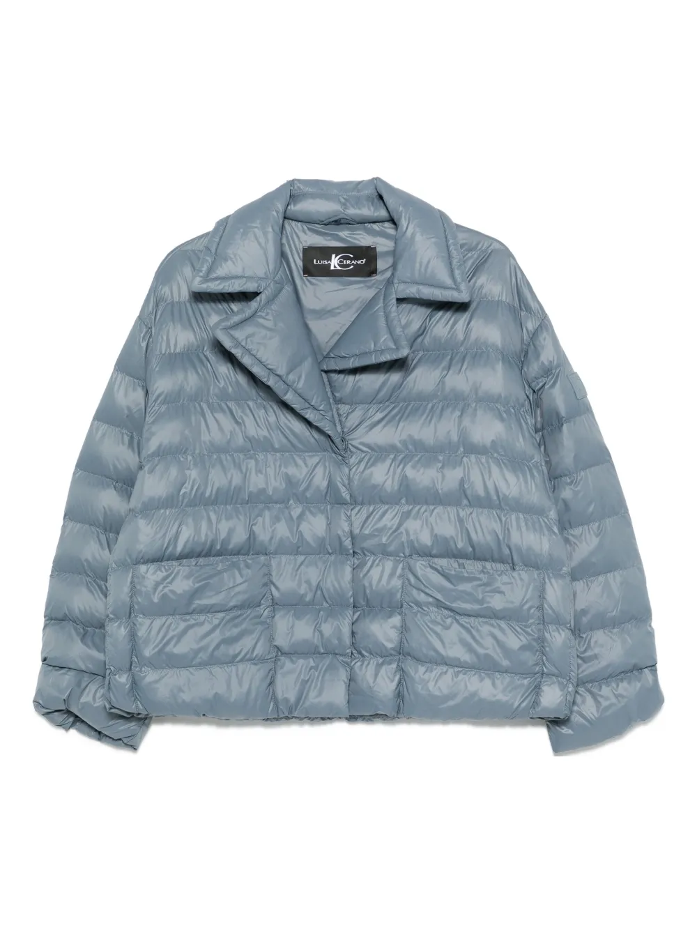 Luisa Cerano quilted button-fastening jacket | Blue | Image 1