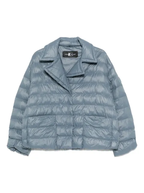 Luisa Cerano quilted button-fastening jacket