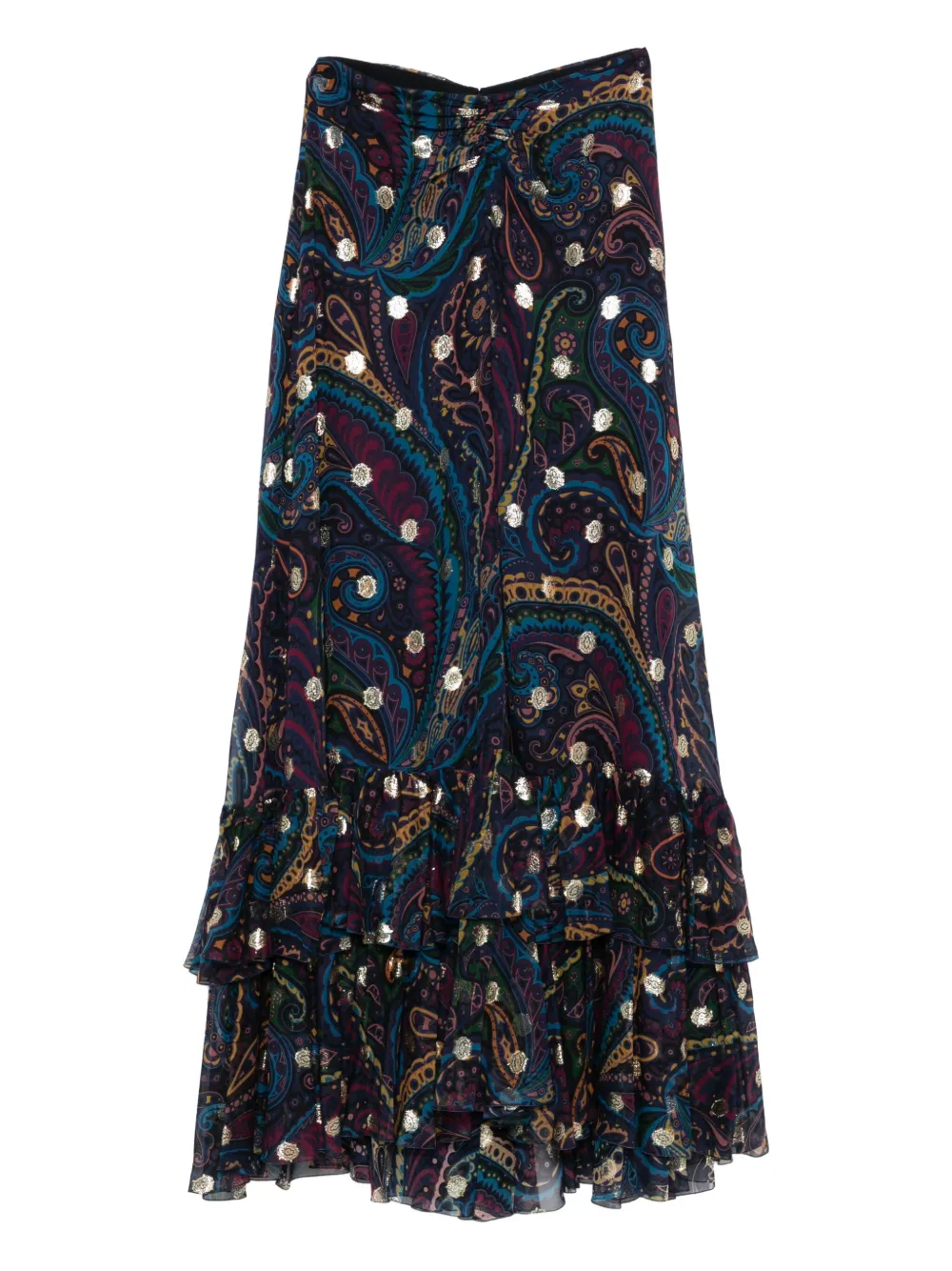 ETRO Rok met paisley-print Blauw