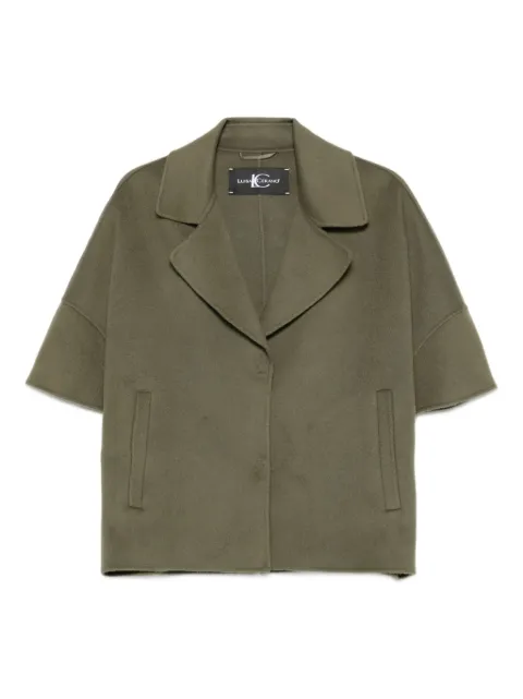 Luisa Cerano short-sleeve wool jacket