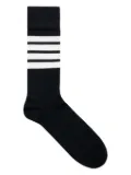 Thom Browne striped socks - Blue