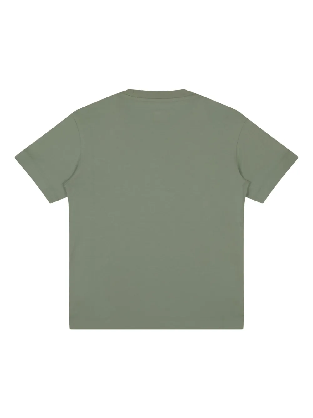 C.P. Company Kids Katoenen T-shirt met logoprint Groen