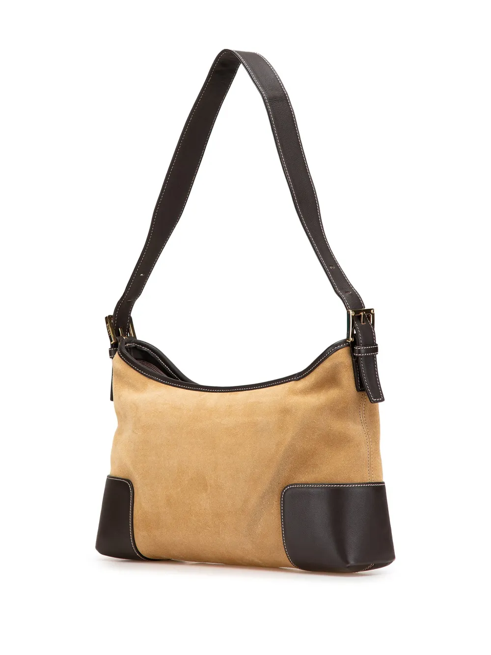 LOEWE スエード アナグラムバック LOEWE ロエベ ショルダーバッグ アナグラム スエード×レザー