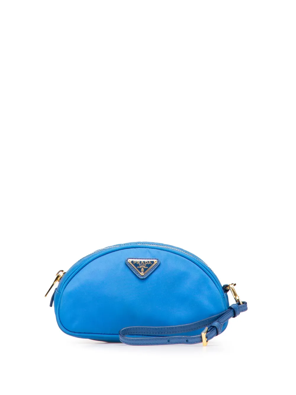 Prada Pre-Owned 2000-2013 テスート ポーチ - ブルー Prada Pre-Owned 2000-2013 テスート ポーチ - ブルー