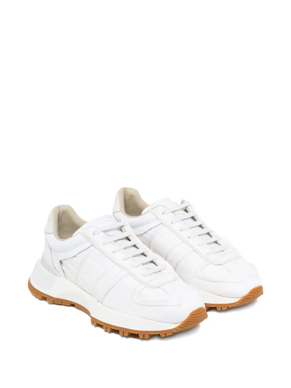 Maison Margiela 50-50 quilted leather sneakers White
