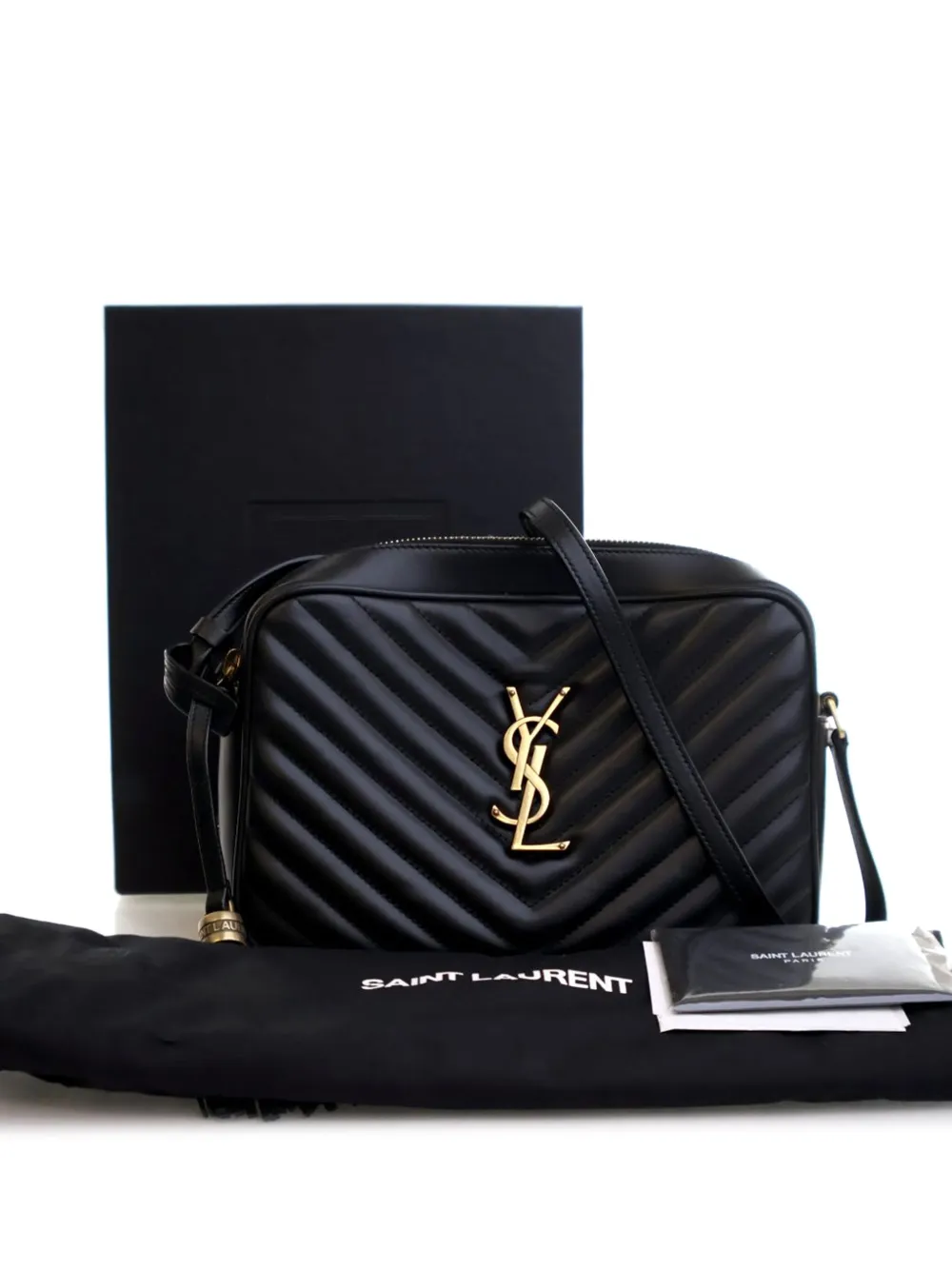 Saint Laurent Pre-Owned 2025 Matelasse Leather Monogram Lou Camera Bag crossbody bag | Pre-Owned | Image 2