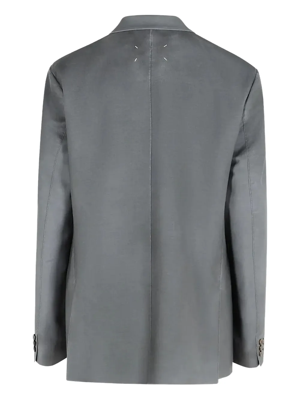 MM6 Maison Margiela Blazer met enkele rij knopen Grijs