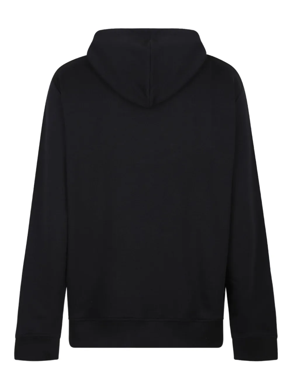 Balmain logo-print hoodie Zwart