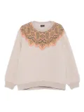 ETRO paisley-details crew-neck sweatshirt - Neutrals