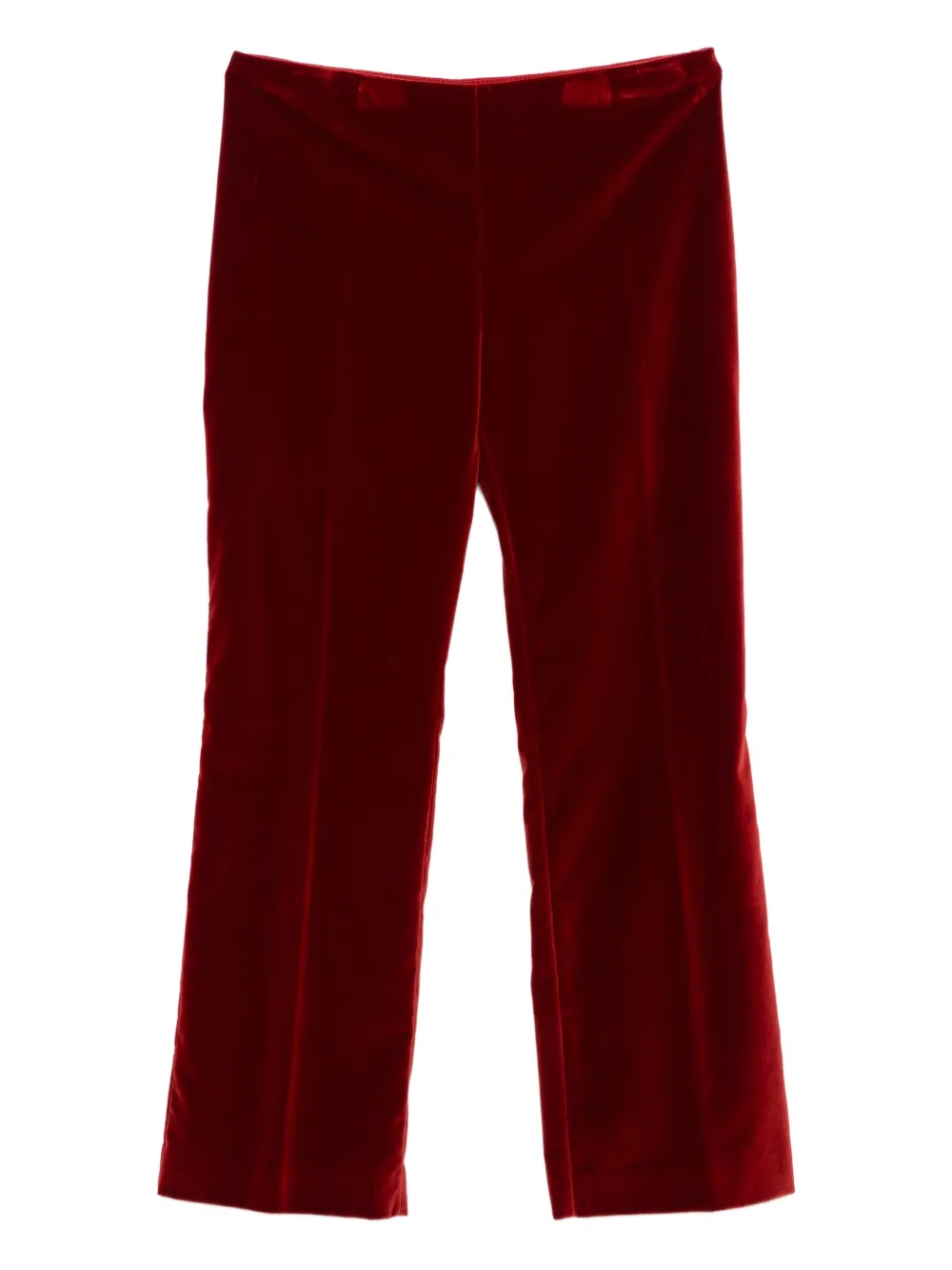 ETRO Broek met fluwelen textuur Rood