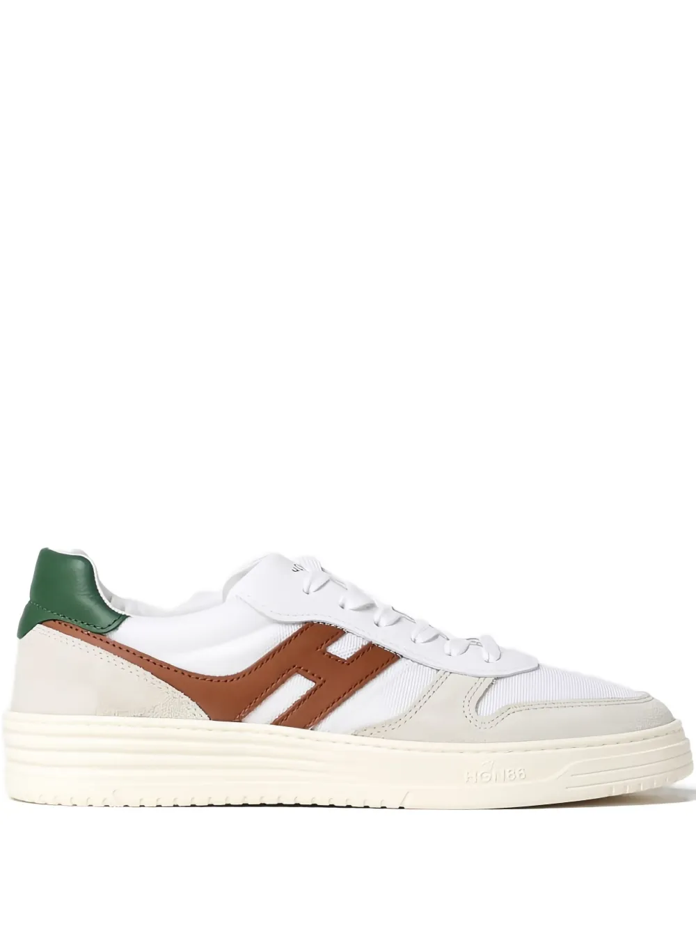 Hogan leather suede sneakers White