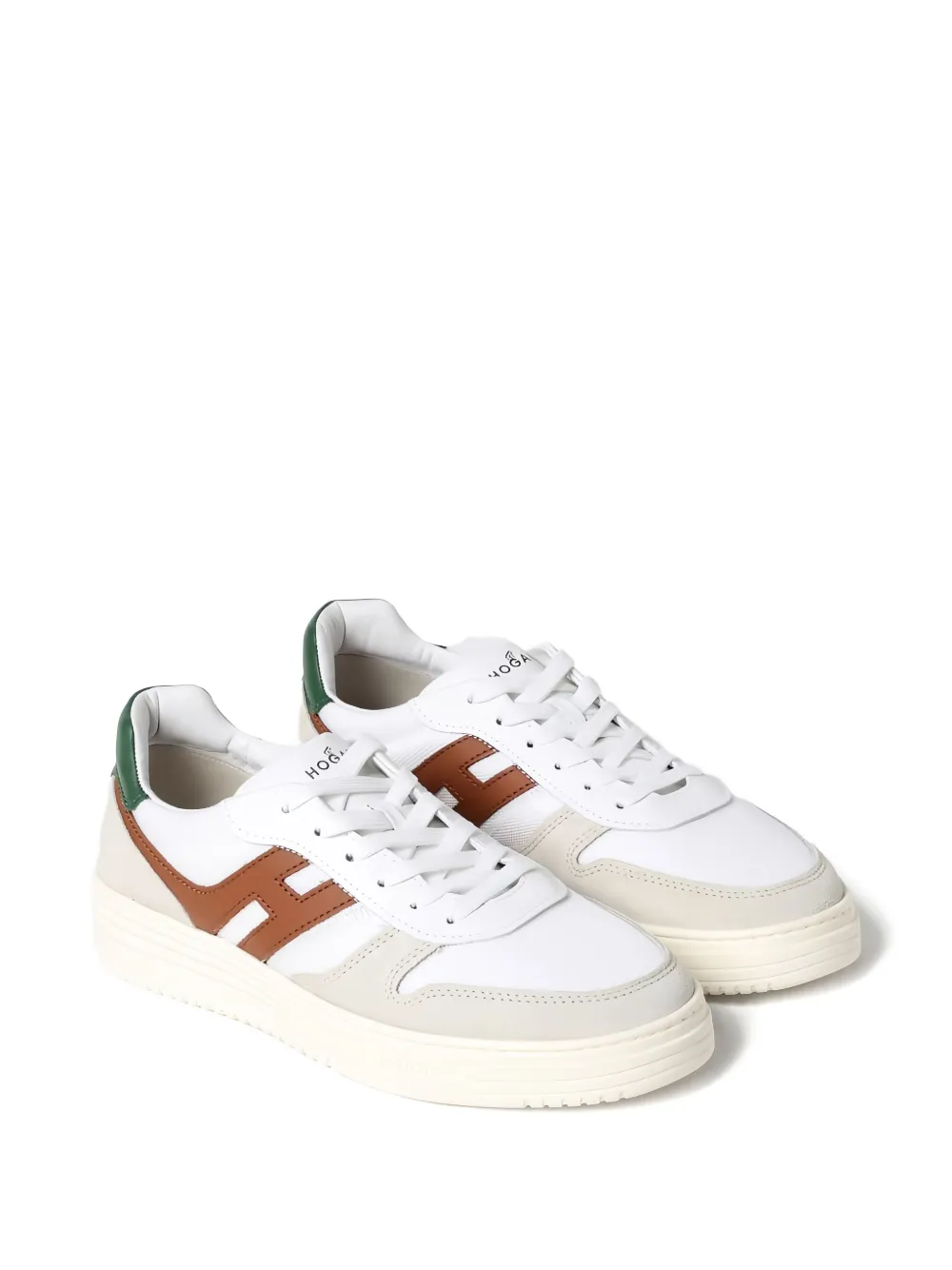 Hogan leather suede sneakers White