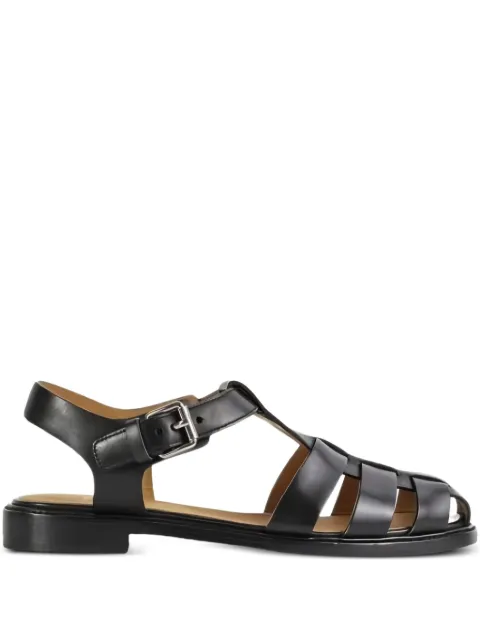 Church's leather lattice flat sandals