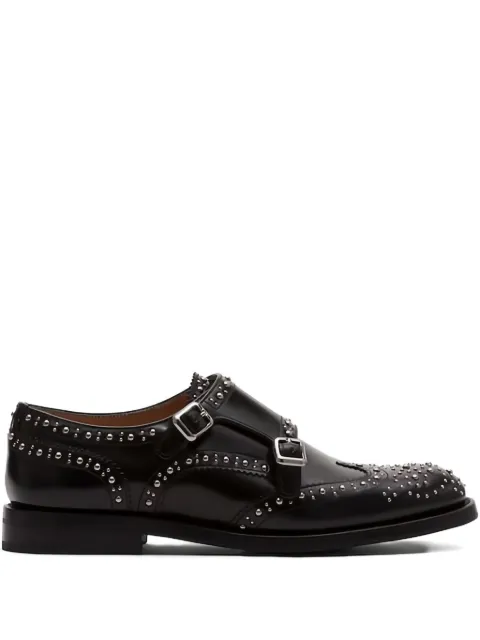Church's studded double-buckle oxford shoes