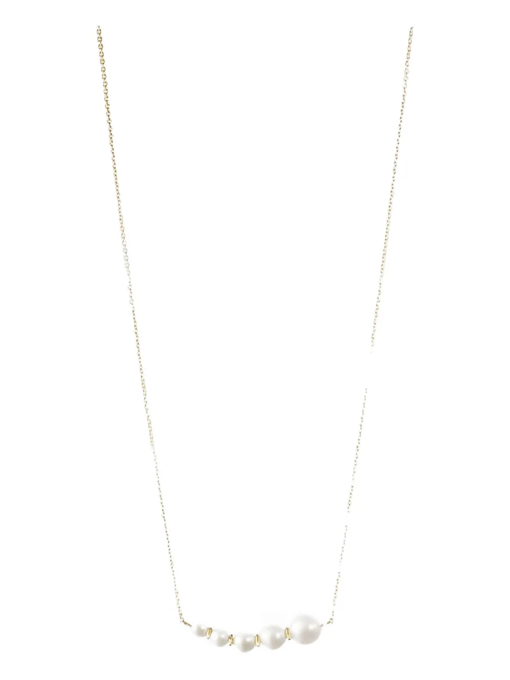 Sophie Bille Brahe 14K yellow gold Lune pearl necklace - シルバートーン Sophie Bille Brahe 14K yellow gold Lune pearl necklace - シルバートーン