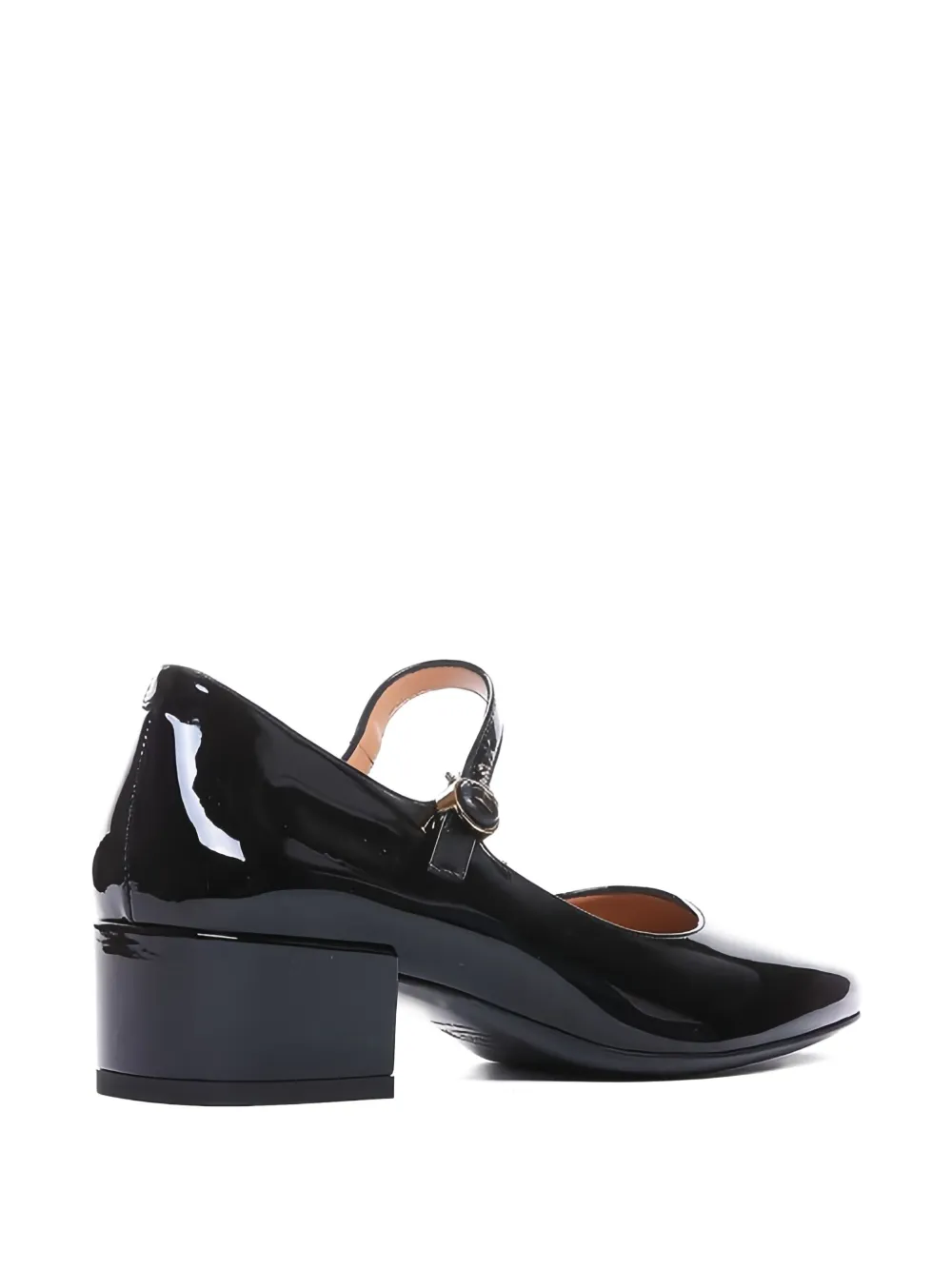 Tod's 50mm patent-finish leather pumps Black
