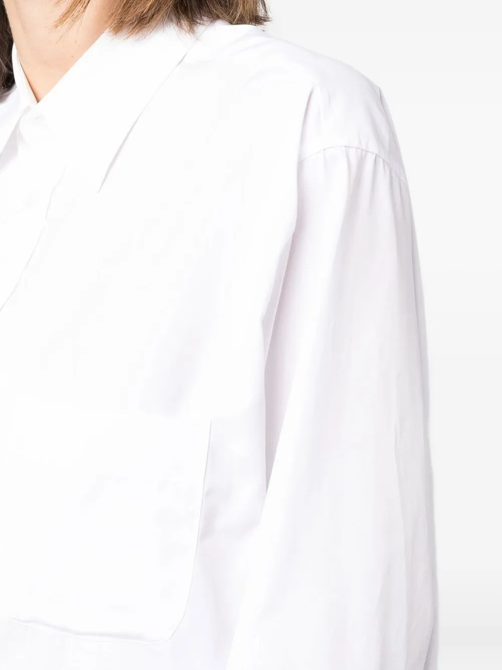 Maison Margiela buttoned cotton shirt Wit