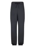 Moncler drawstring ribbed-cuffs track pants - Grey