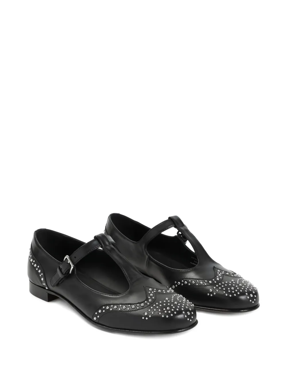 Church's T-bar studded flat pumps | Flat Pumps | Image 2