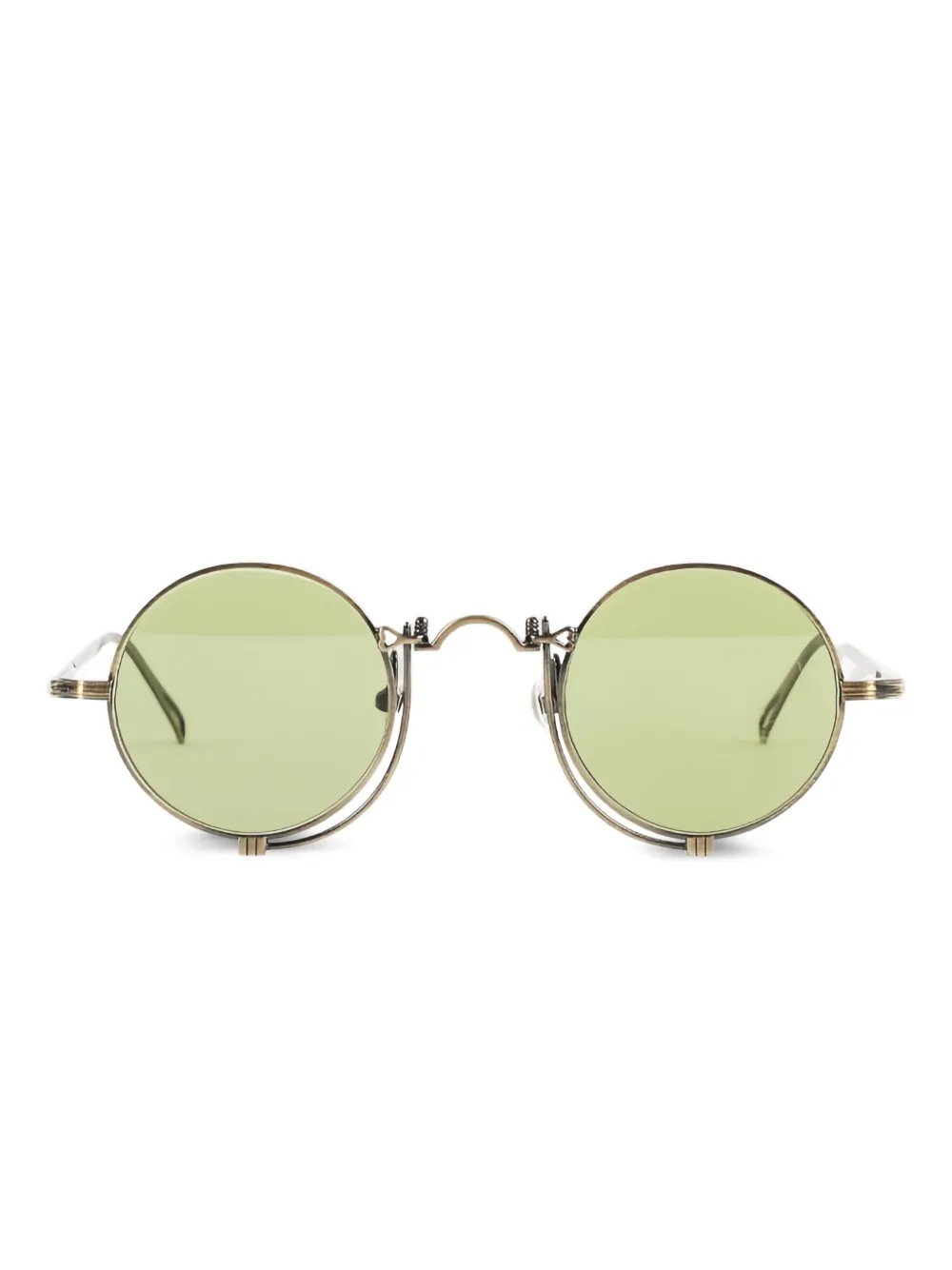 Matsuda Zonnebril met rond montuur Zilver