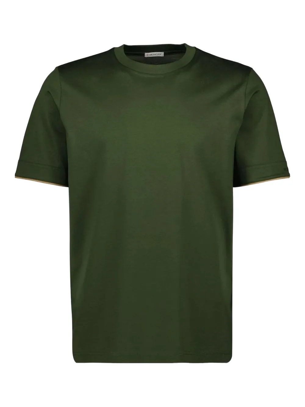 Moncler cotton T-shirt Groen