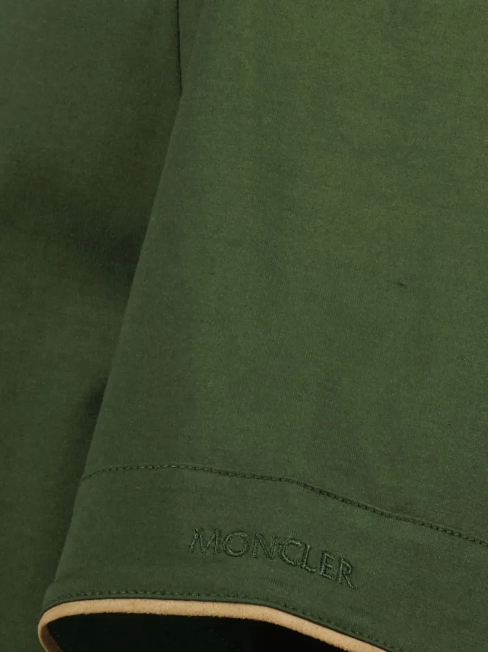 Moncler cotton T-shirt Groen