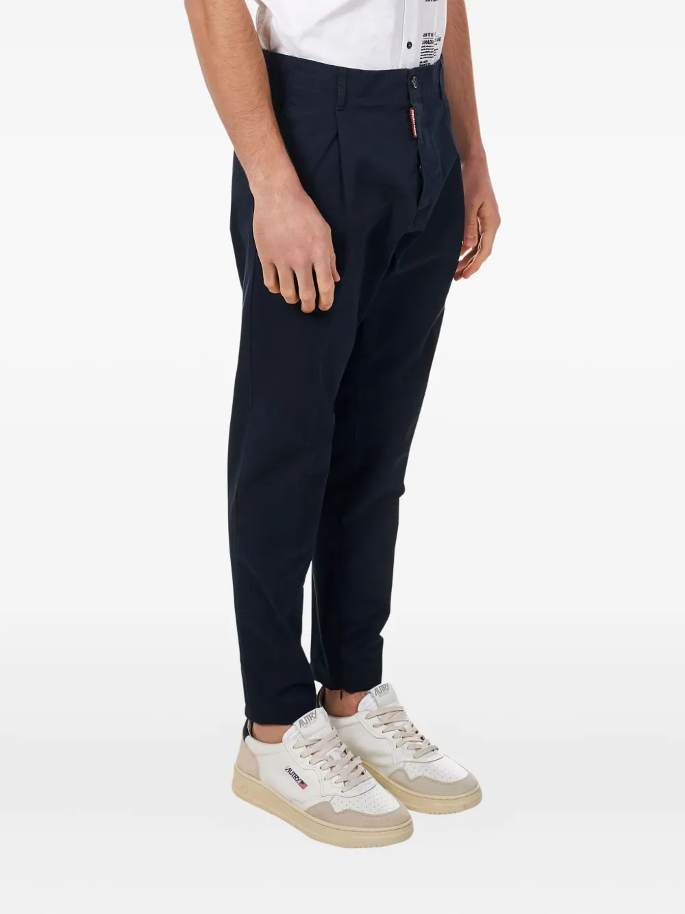 DSQUARED2 cotton trousers Blauw