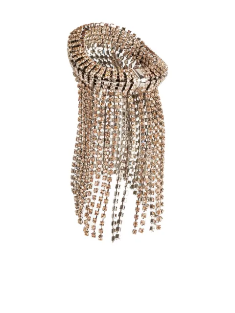 Rabanne crystal-fringe bracelet