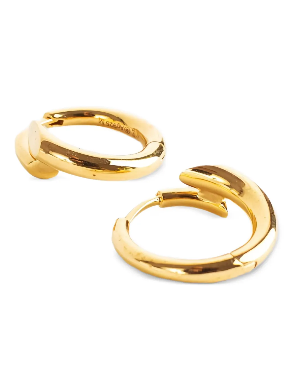 Charlotte Chesnais Wave oorringen met goud vermeil