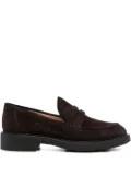 Gianvito Rossi Harris suede penny loafers - Brown