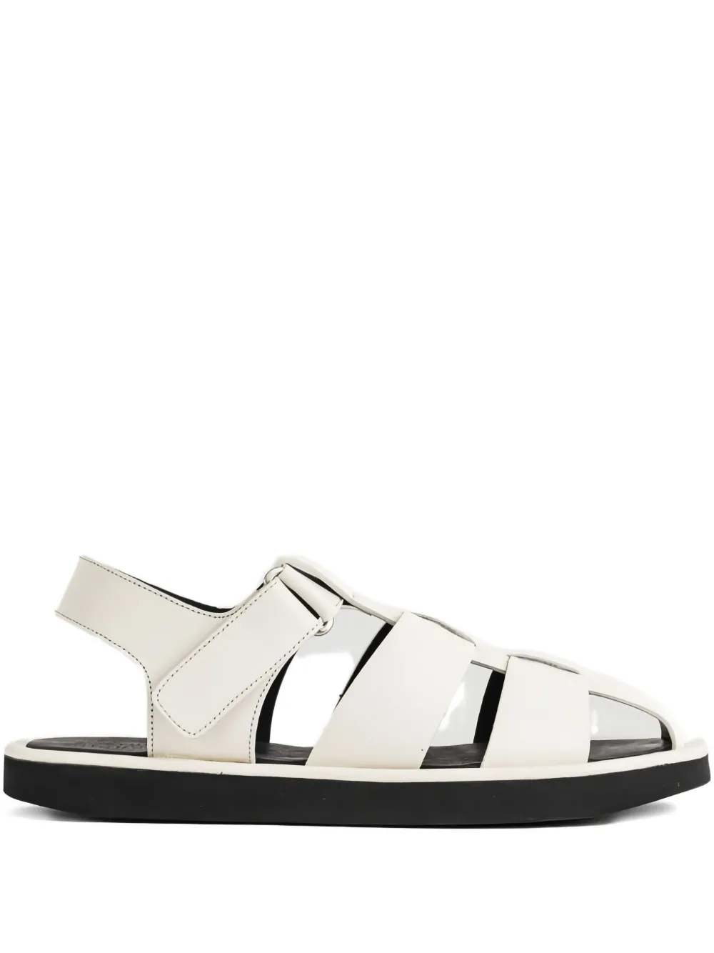 Studio Nicholson Fisherman leather sandals White