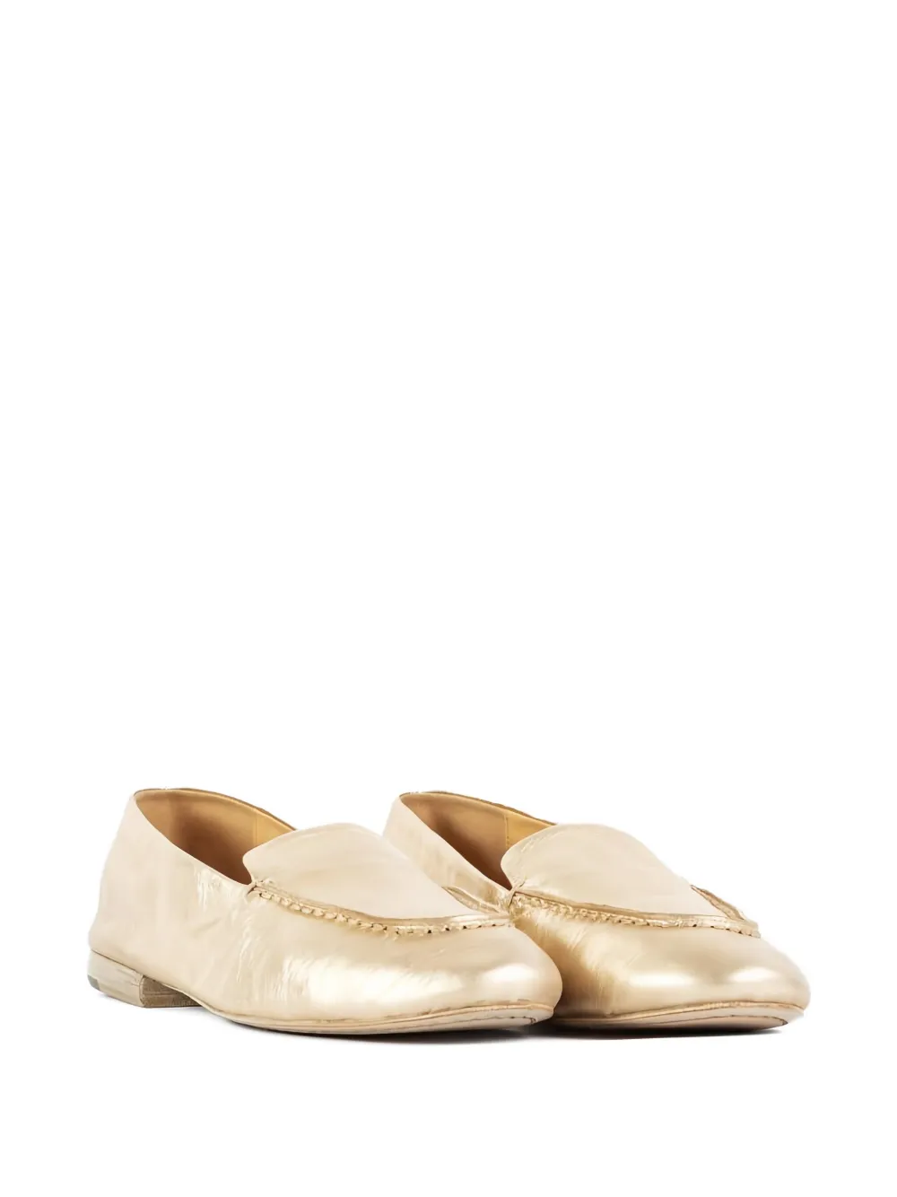 Marsèll Mandolo leather loafers Gold