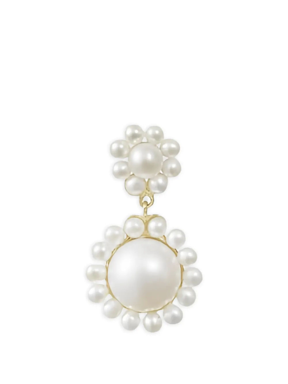 Sophie Bille Brahe freshwater-pearl earring - Oro