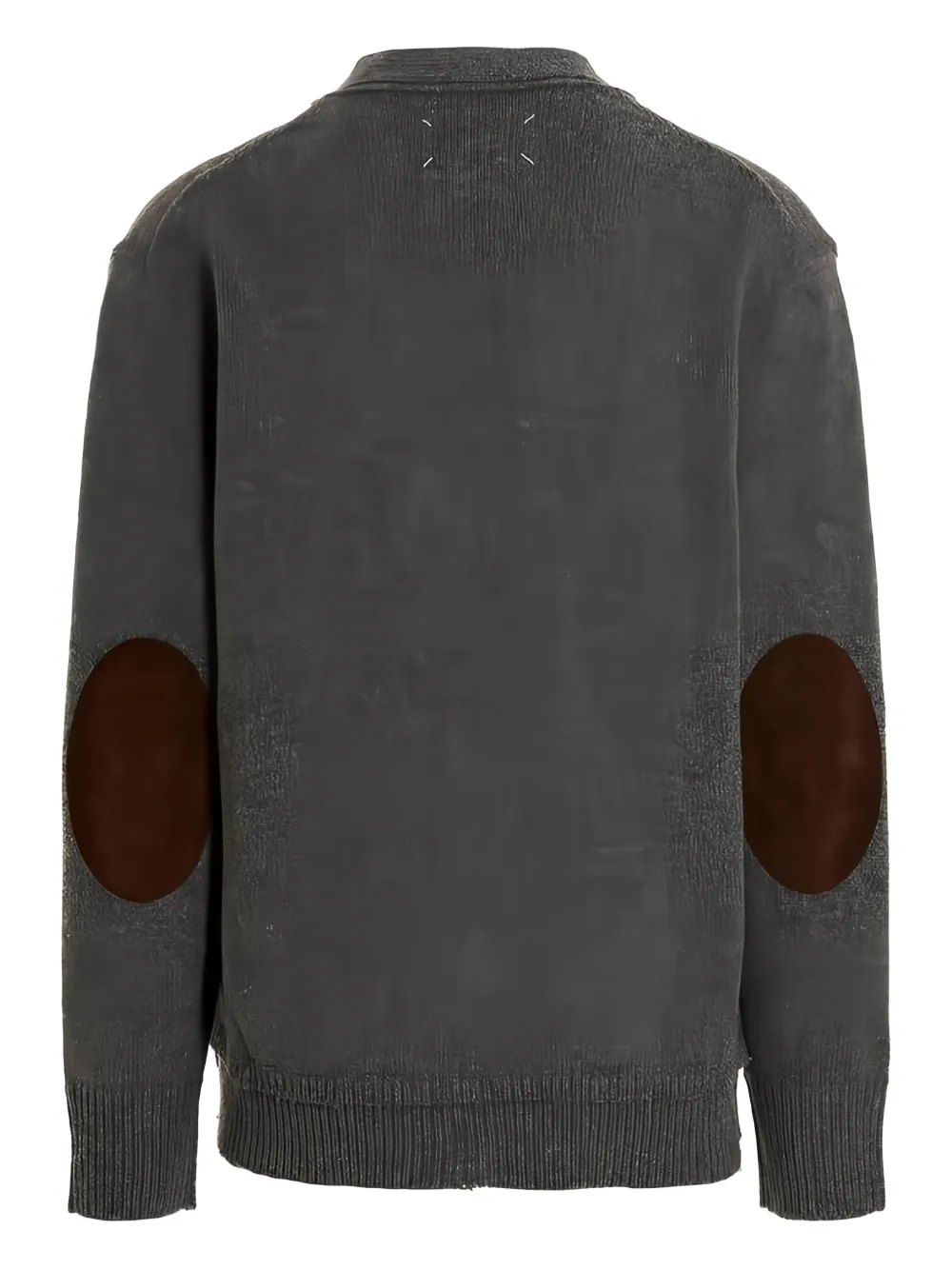 Maison Margiela four-stitch logo cardigan Grijs