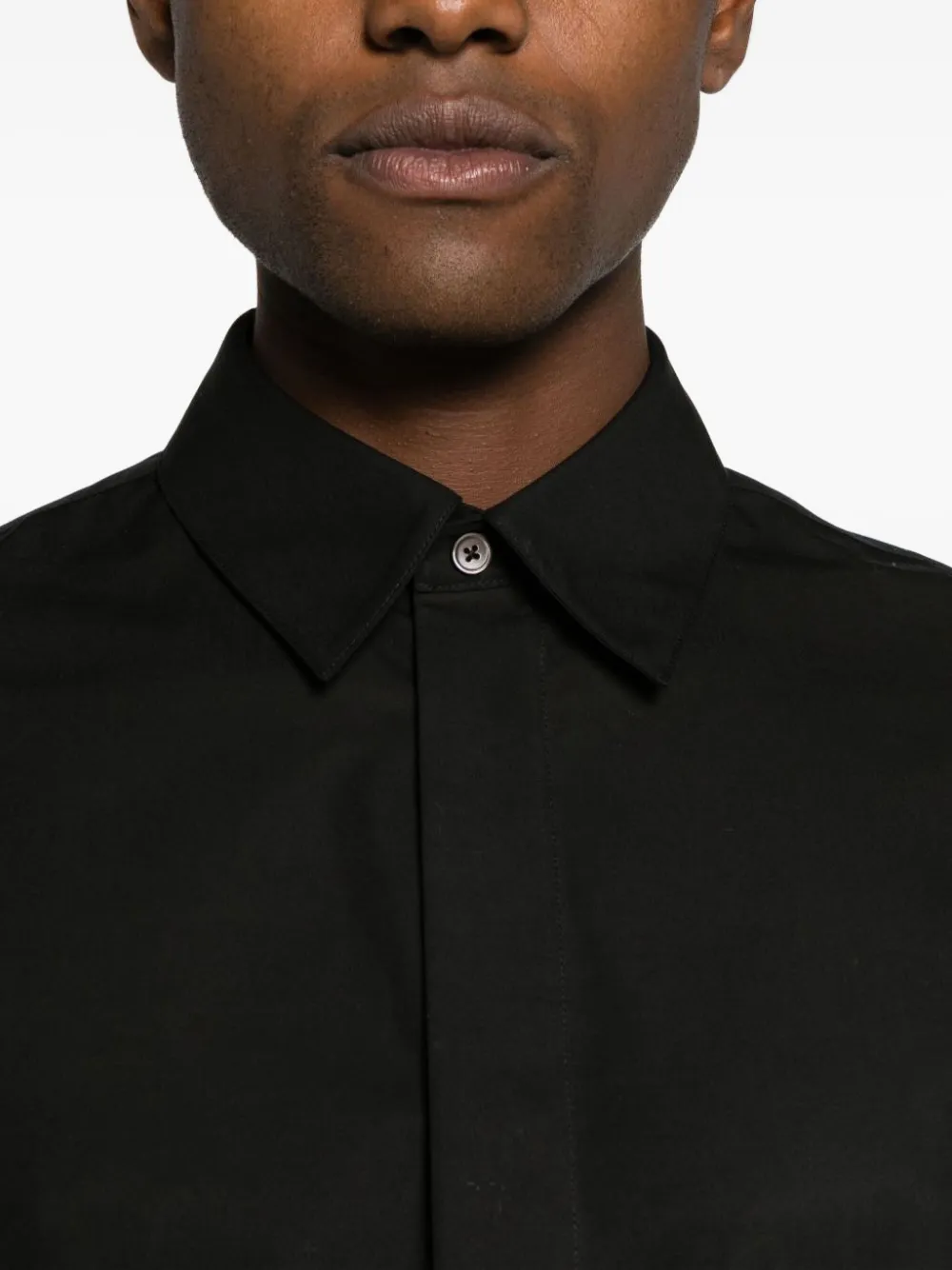Jil Sander Button-fastening Shirt In Black