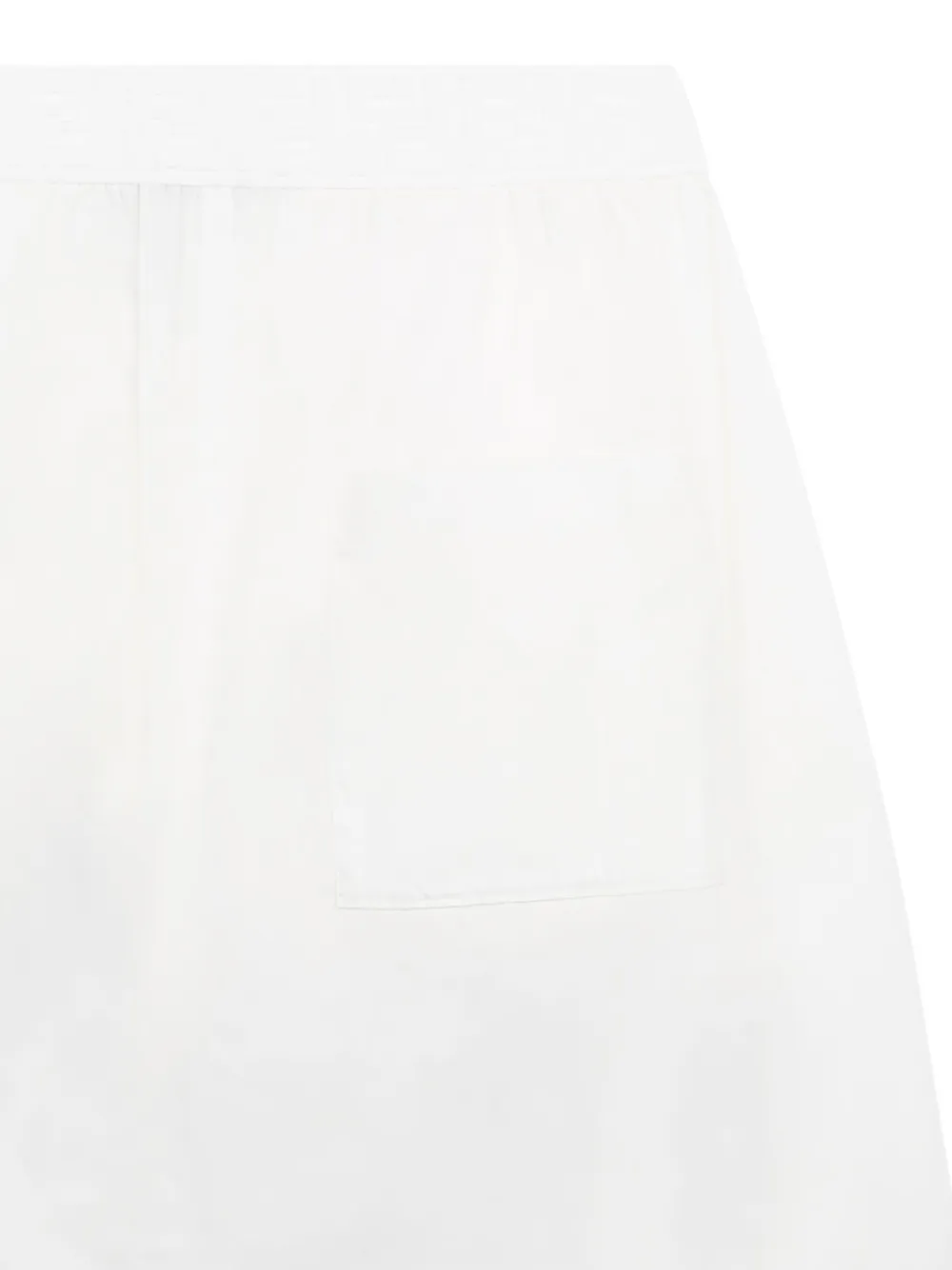 Fendi Kids Broek met elastische tailleband Wit