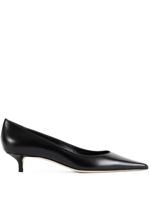 Jimmy Choo Amelia pumps med lav stilethæl og spids tå