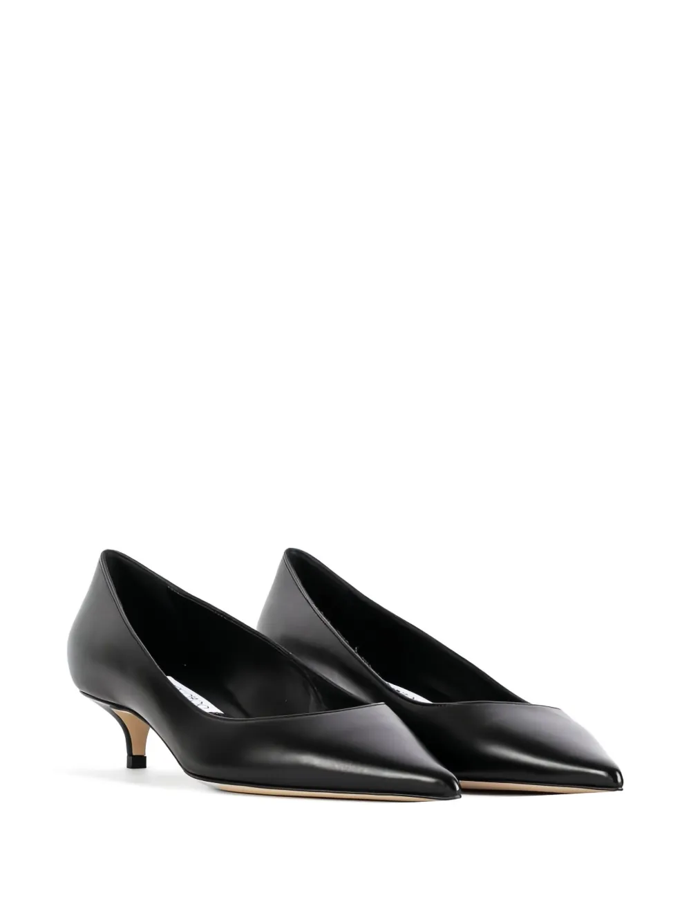 Jimmy Choo Amelia Pointed-toe Kitten-heel Pumps