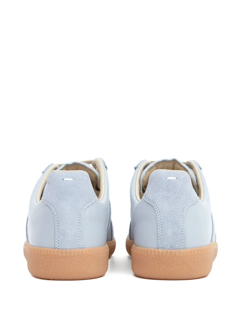Maison Margiela leather suede sneakers Blue