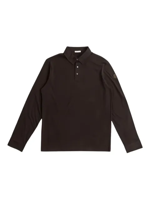 Moncler logo-appliqué long-sleeve polo shirt