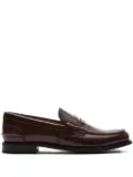 Church's Pembrey patent-leather penny loafers - Brown