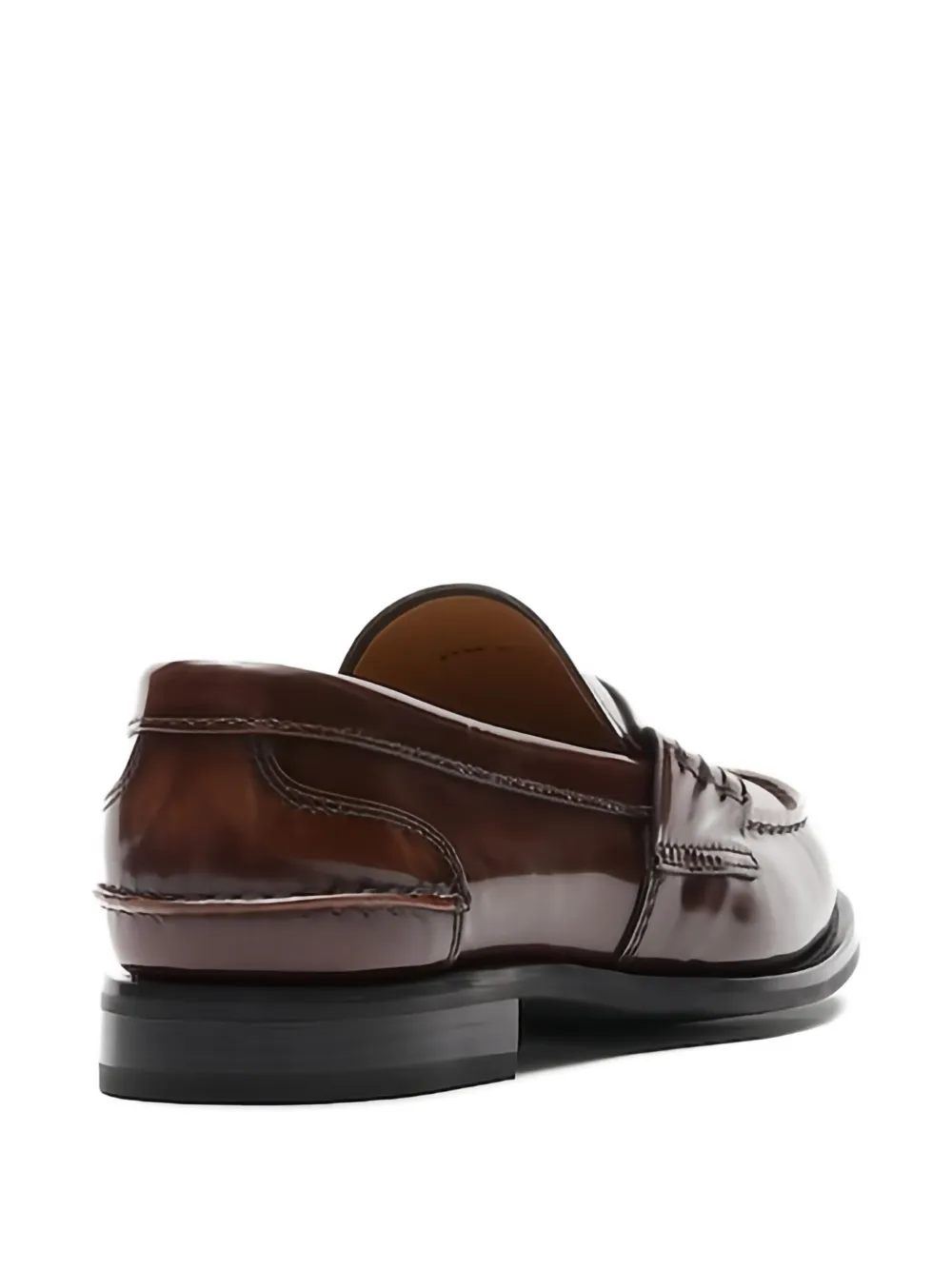 Church's Pembrey patent-leather penny loafers Brown