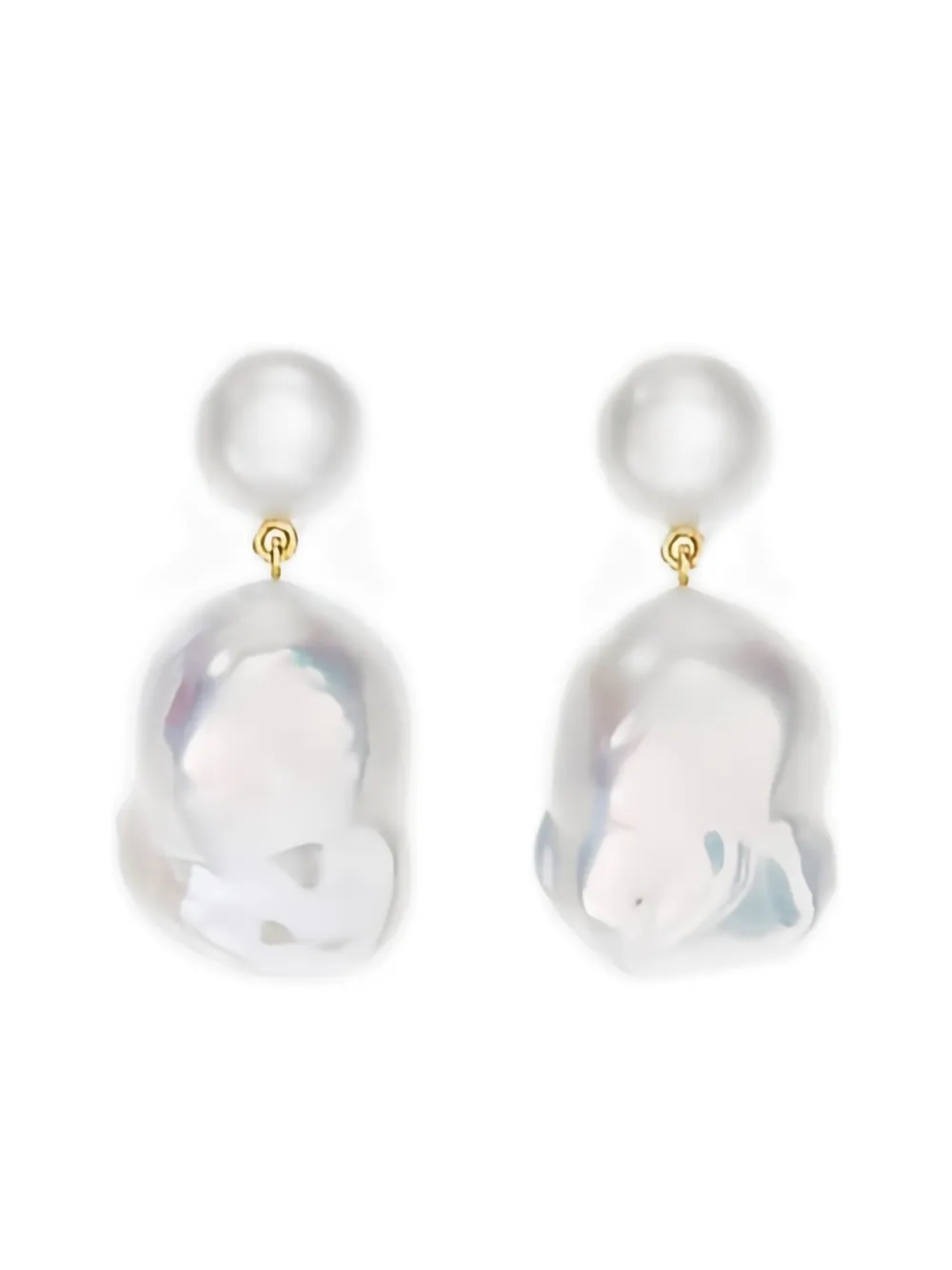 Sophie Bille Brahe 14K yellow gold Venus pearl earrings | Fine Jewelry | Image 2
